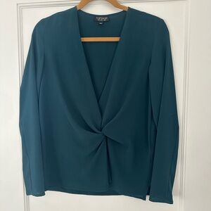 Topshop Knotted Lightweight Blouse